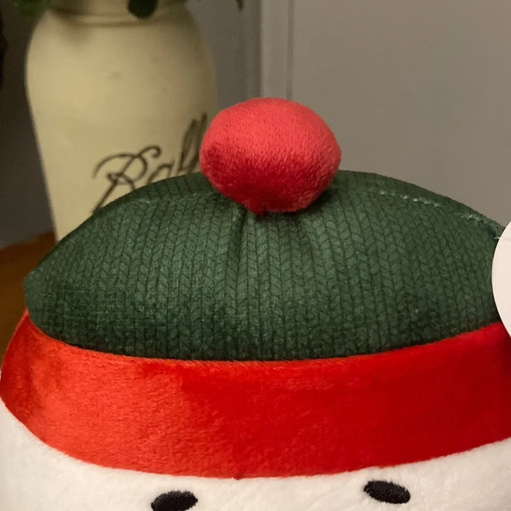 NWT Adorable Festive Holiday Snowman ⛄️ Smushie Pillow w/ Hat & Scarf